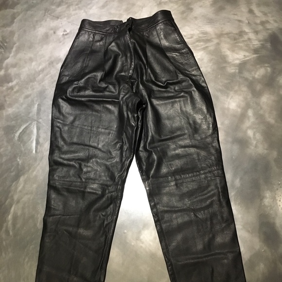 leather pants 80s style